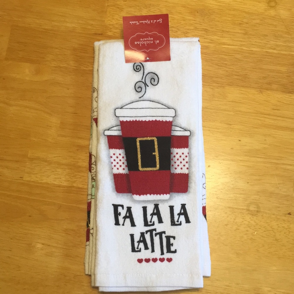 DONATED-Christmas kitchen towels